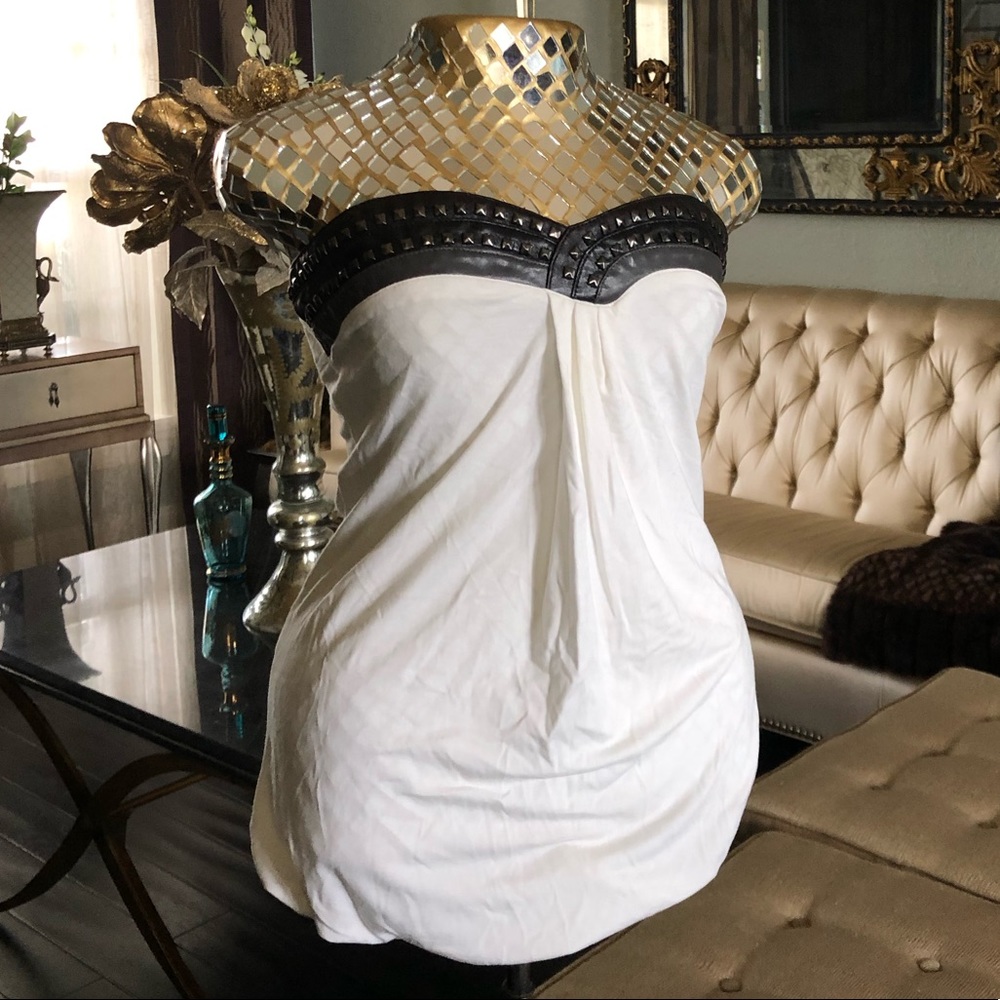 Bebe white dress